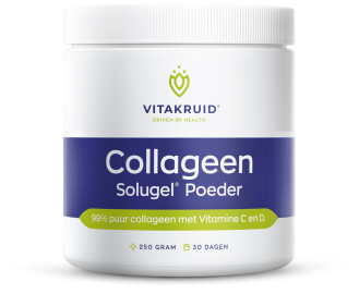 Conceit rand Omgaan Collageen Solugel® poeder – 99% puur met vitamine C en D – Vitakruid.nl -  Vitakruid.nl