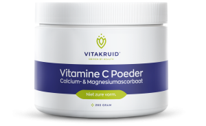 Vitamine C poeder Calcium- & Magnesiumascorbaat Vitakruid.nl