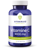 Verlichten klein Geef rechten Vitamine C 1000 mg (Ascorbinezuur) - Met Rozenbottel extract – Vitakruid.nl